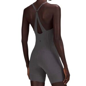 Size 2 Lululemon lab Nulux and Mesh One-Piece 8" Inseam Anchor catsuit unitard